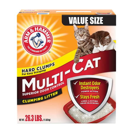 ARM & HAMMER Cat Litter Mlti Cat26.3# 02303